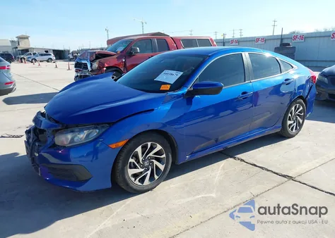 2018 Honda Civic Ex z USA, uszkodzony, nr VIN 2HGFC2F70JH552808